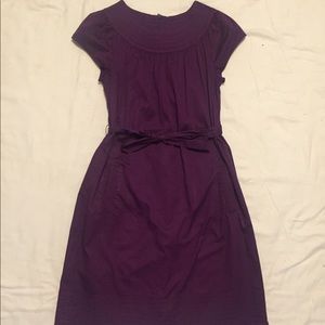 Merona Purple Tie Waist Shortsleeve Dress Size S
